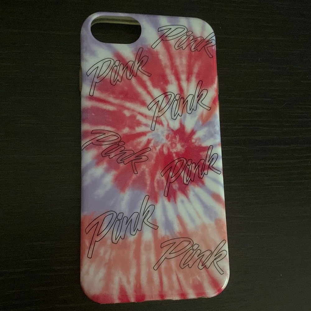 PINK tye dye iphone 8 case